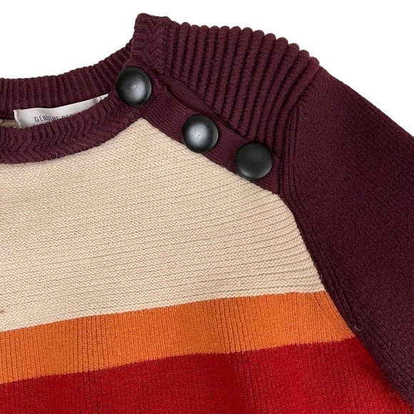 Genuine People Striped Colorblock Sweater Small - Picture 12 of 15
